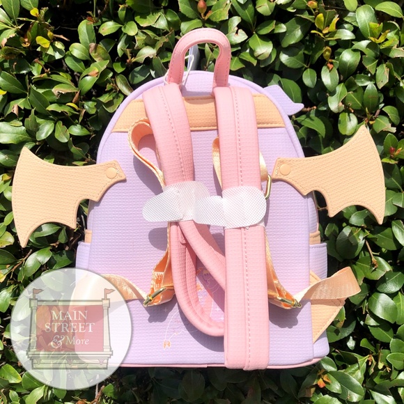 2025 Loungefly Disney Parks Epcot Figment Pastel Collection Backpack - NEW - Picture 2 of 4